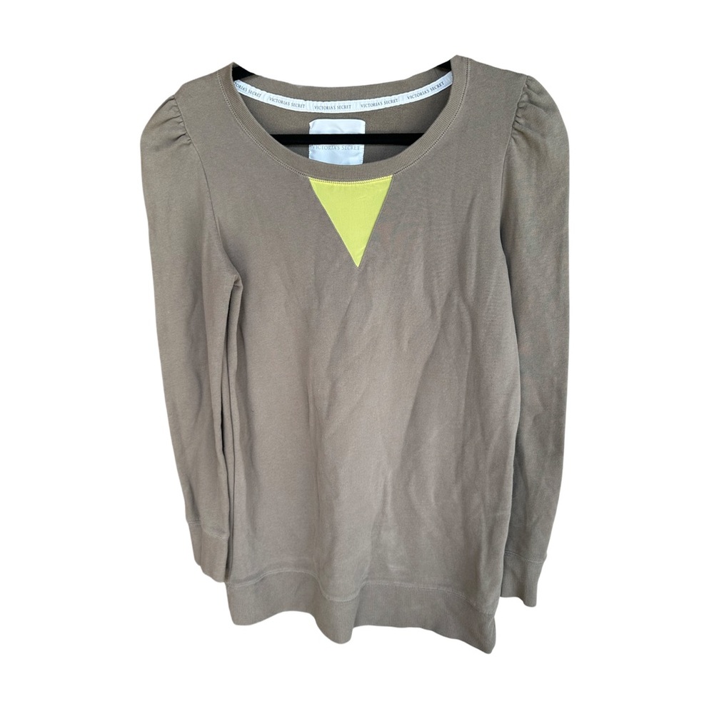 VS Taupe & Lime Sweatshirt